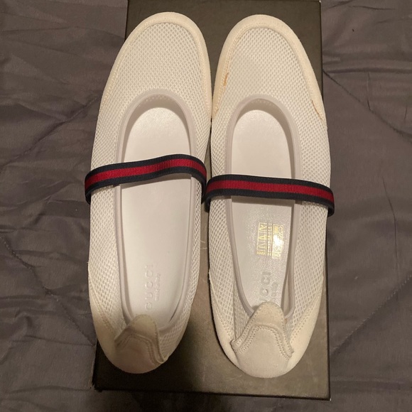 Gucci Shoes - Authentic Gucci Canvas Flats